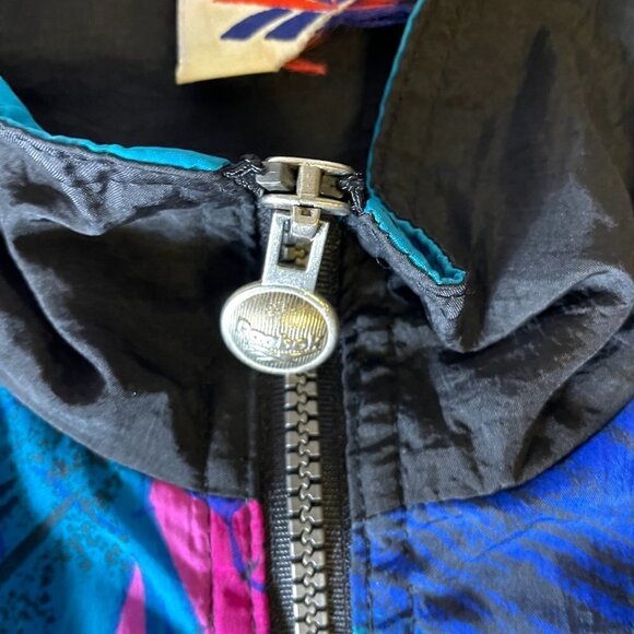 Vintage 80's Geometric Reebok Windbreaker - Picture 6 of 7